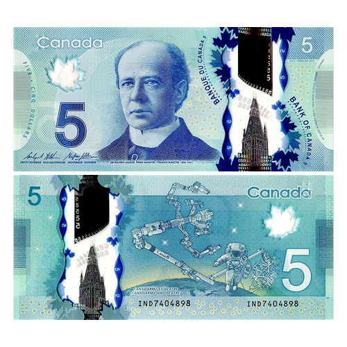 5 Canadian Dollar 5 Canadian Dollar